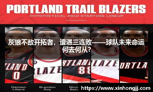 灰狼不敌开拓者，遭遇三连败——球队未来命运何去何从？